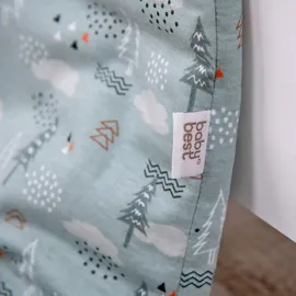 Baby Best Babyschlafsack Nordic Forest, Salbeigrün, Textil, 90x45 cm, Oeko-Tex® Standard 100, Schlafen, Babybett-Ausstattung, Babyschlafsack