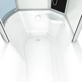 AcquaVapore Kombination Badewanne Dusche K55-R01 Duschtempel 100x170 cm