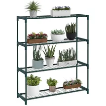 Outsunny Blumenständer Stahl, 89L x 28B x 107H cm