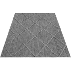 Outdoorteppich AYYILDIZ TEPPICHE "PATARA 4952", grau, B:200cm H:8mm L:290cm, Polypropylen, Teppiche, Pflegeleicht / Strapazierfähig / In- und Outdoor geeignet