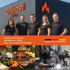 Grillrost.com Das Original Griddle 550 cm x 386 cm rostfrei Silber