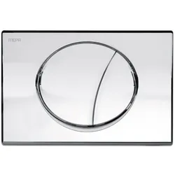 MEPA Ellipse Betätigungsplatte 2 Mengen Spültechnik, Montagezubehör, chrom glanz