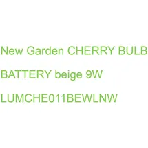 Newgarden New Garden CHERRY BULB BATTERY beige 9W