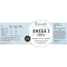 NATURAFIT Omega-3 forte Kapseln