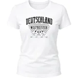 MoonWorks® Damen Fan-Shirt Deutschland Adler WM Fußball-Sommer 2026 Fußball Weltmeisterschaft Trikot Weiss XL - XL