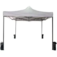 Mobili Rebecca Rebecca Faltpavillon, Weiß, Metall Quadratisch, 3x4x3 cm,