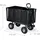 Relaxdays Bollerwagen schwarz-grau