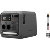 DJI Power 1000 Mini tragbare Powerstation, 1008-Wh-LFP-Akku, kompakte Größe, maximale Ausgangsleistung 1000 W, MC4 Solarladekabel, integriertes MPPT-Modul, Outdoor-Generator für Camping, Wohnmobile