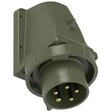 PC ELECTRIC Power Twist 5252-6k.u CEE Wandsteckdose 32A 5p 6h IP67 bronzegrün 52526ku