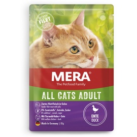 MERA The Petfood Family MERA Katzennassfutter, Ente, 12 x 85 g