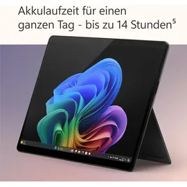 Microsoft Surface Pro 11 16 GB RAM 256 GB Snapdragon X Elite Schwarz