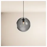 s.luce Orb 5-flg. Ø 30 cm rund schwarz/rauch