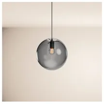 s.luce Orb 5-flg. Ø 30 cm rund schwarz/rauch