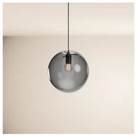 s.luce Orb 5-flg. Ø 30 cm rund schwarz/rauch