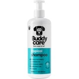 Tropisches Hundeshampoo von Buddycare - Tiefenreinigendes Shampoo für Hunde - Erfrischender Duft - Mit Aloe Vera und Pro-Vitamin B5 (500ml)