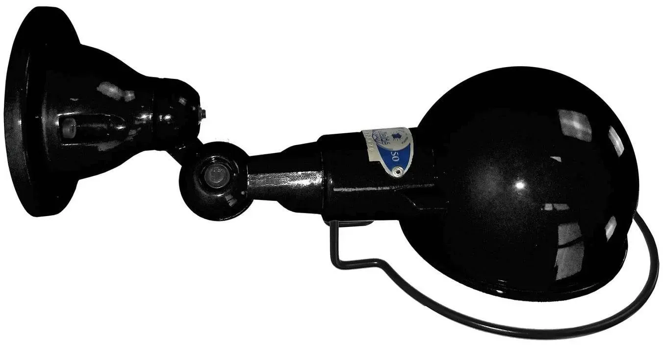 Jieldé Wandlampe Signal SI300, dimmbar, schwarz, für Wohn- / Esszimmer, Aluminium, Industrielles Design, Wandleuchte, Wandlampe Innen - cm - cm - cm