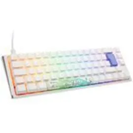 Ducky One 3 Classic Pure White SF Gaming Tastatur, RGB LED - MX-Speed-Silver