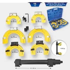 BRILLIANT TOOLS Federspanner-Satz 15-tlg. Kunststoff Gelb