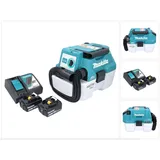 Makita DVC 750 LRG Akku Staubsauger LXT 18 V 67 mbar 7,5 l Brushless + 2x Akku 6,0 Ah + Ladegerät