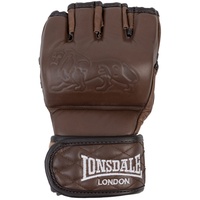 Lonsdale Unisex-Adult MMA Gloves Equipment, Vintage Brown, S/M