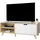 Relaxdays TV-Lowboard 140 x 40 cm Natur/Weiß Holzwerkstoff