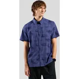 Odlo Herren Essential Print Hemd (Größe M, blau)