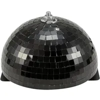 Eurolite Spiegel-Halbkugel 20cm schwarz motorisiert