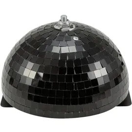 Eurolite Spiegel-Halbkugel 20cm schwarz motorisiert