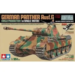 TAMIYA 303580055 1:35 Deutscher Panther G Frühe Version (mit E-Motor)