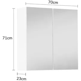 mokebo Die Badenixe 70 cm weiß