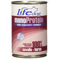 Life Dog Monoprotein, Pferd, 390 g Dose