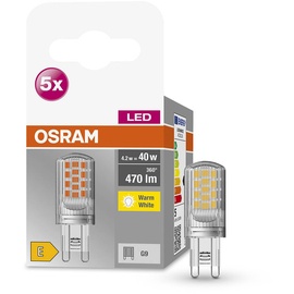 Osram 4058075758087 LED-Lampe 4,2 W G9 4.2W 470lm 5er