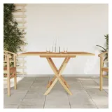 vidaXL Gartentisch Klappbar 110x110x75 cm Massivholz Teak