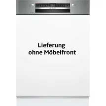 Bosch Serie 4 SBI4ECS28E Einbau-Geschirrspüler (teilintegrierbar, 598 mm breit, Edelstahl)