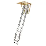 Dolle alu-fix Bodentreppe Scherentreppe bis 260cm Raumhöhe 70x60cm mit U-Wert 0,90