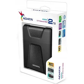 A-Data HD650 2 TB USB 3.2 schwarz AHD650-2TU31-CBK
