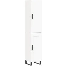 vidaXL Highboard, Hochkommode Weiß 34,5x34x180 cm Holzwerkstoff