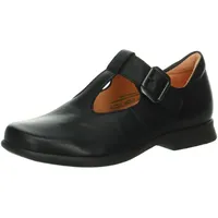 ARA Think! Damen Pensa chromfrei gegerbte nachhaltige Halbschuhe, SCHWARZ