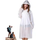 Tedious Poncho-Regenmantel - Tragbarer, leichter Regenponcho im Taschenformat | Regenausrüstung für Erwachsene, Familien, Damen, Herren, Einzelpersonen, transparenter Regenponcho mit Kapuze