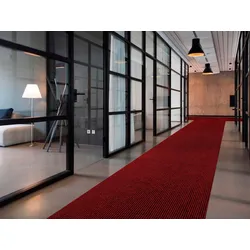 Primaflor-Ideen in Textil Läufer »MAGNUM«, rechteckig, 10,5 mm Höhe, Schmutzfangläufer, Schmutzfangteppich, Schmutzmatte, rutschhemmend Primaflor-Ideen in Textil rot B: 200 cm   1 St.