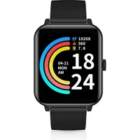 Niceboy Watch Lite 4 BT 1,8 Zoll Carbongehäuse silber