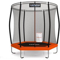 LeJump 366 cm /305 cm Durchmesser Trampolin Sunrise Outdoor Trampolin für Fitness und den Garten mit Umlaufendem Sicherheitsnetz und Randabdeckung,... (Sunrise-235cm, 235cm)