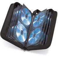 Hama 11616 CD-/DVD-/Blu-ray-Tasche 64 schwarz