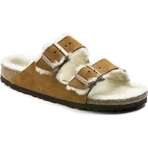 Birkenstock Arizona Shearling Suede Sandale (Größe 41,