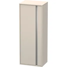 Duravit Ketho Halbhochschrank 50 x 132 x 36 cm Taupe Matt