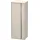 Duravit Ketho Halbhochschrank 50 x 132 x 36 cm Taupe Matt