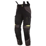 Modeka Panamericana Textilhose Damen - Schwarz/Neon-Gelb - 36