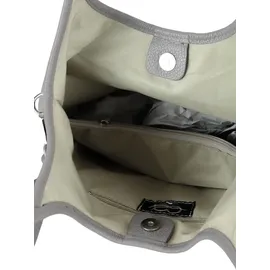 COLLEZIONE ALESSANDRO Cuir Schultertasche Leder Grau