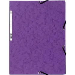 Exacompta Eckspannmappe Nature Future A4 Manila-Karton 400g violett