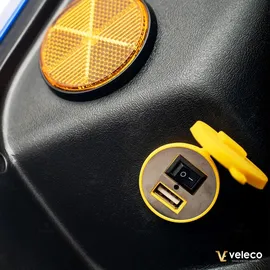 VELECO Faster Elektromobil 4-Rad Seniorenmobil 1000 W blau